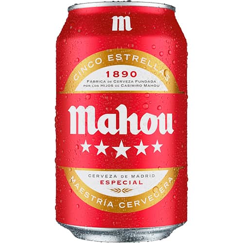 CERVEZA MAHOU - bon appetit