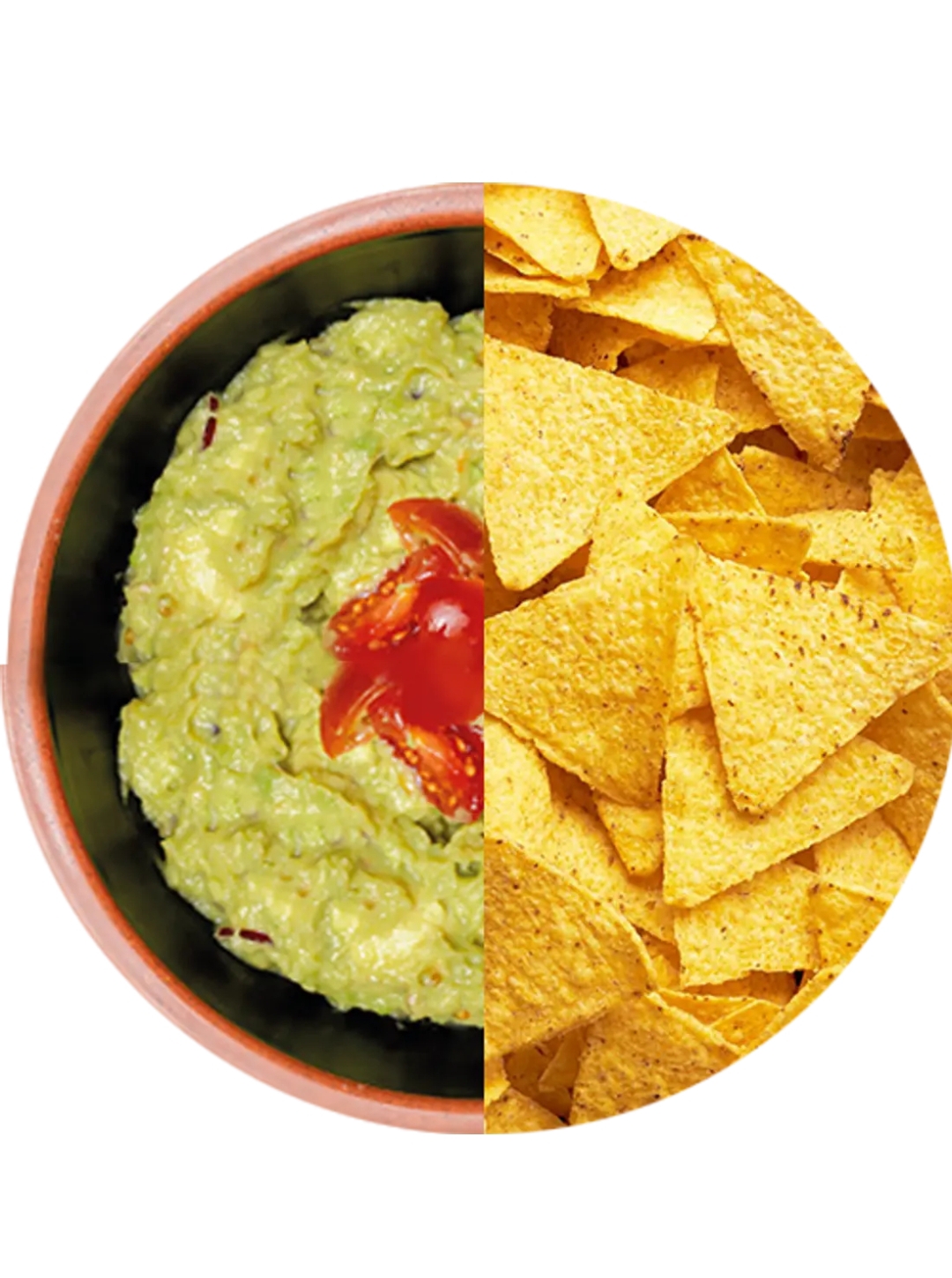 Guacamole con nachos